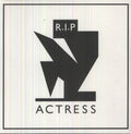 the album cover for Actress - R.I.P.