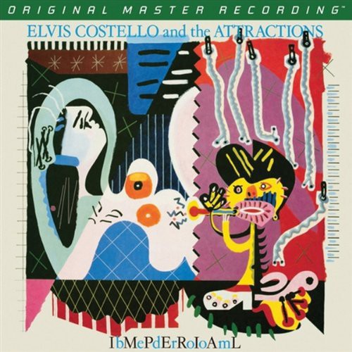 the album cover for Elvis Costello & Attractions - Imperial Bedroom [Limited Edition] [180 Gram]