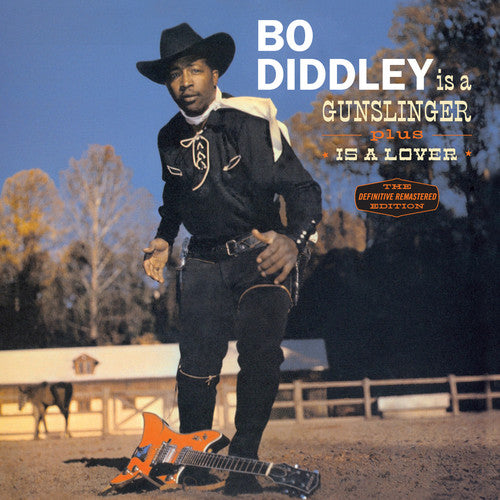 the album cover for Bo Diddley - Is A Gunslinger/Is A Lover [Import]