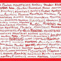 the album cover for Mountains - Mountains Mountains Mountains