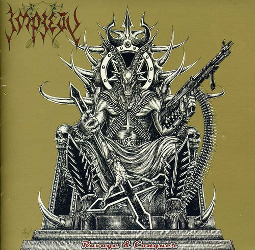 the album cover for Impiety - Ravage and Conquer