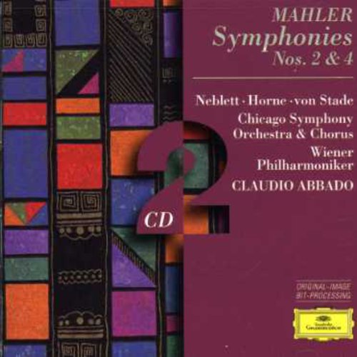 the album cover for Wiener Philharmoniker - Symphonies 2 & 4