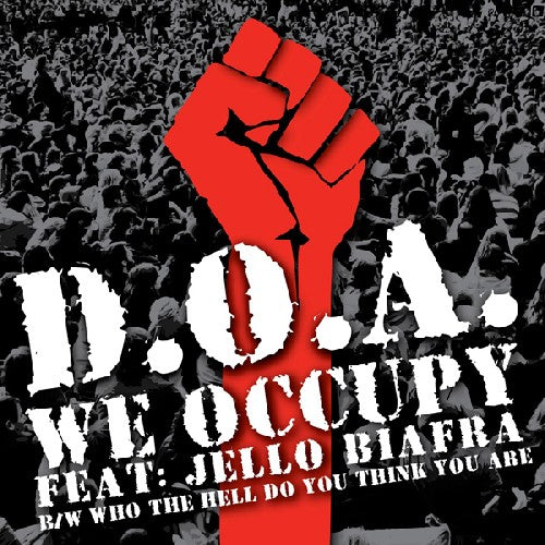 the album cover for Jello Biafra - We Occupy
