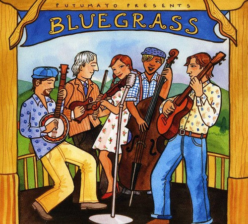 the album cover for Putumayo Presents - Bluegrass