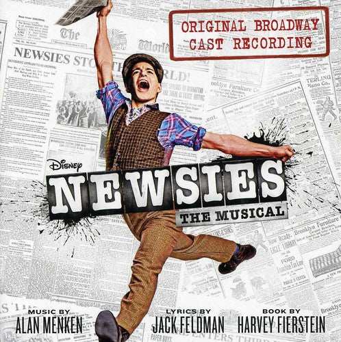 the album cover for Broadway Cast - Newsies