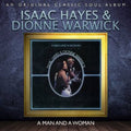 the album cover for Isaac Hayes & Dionne Warwick - A Man & A Woman [Import]