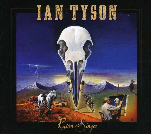 the album cover for Ian Tyson - Raven Singer