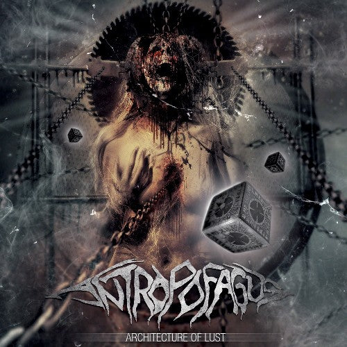 the album cover for Antropofagus - Architecture of Lust