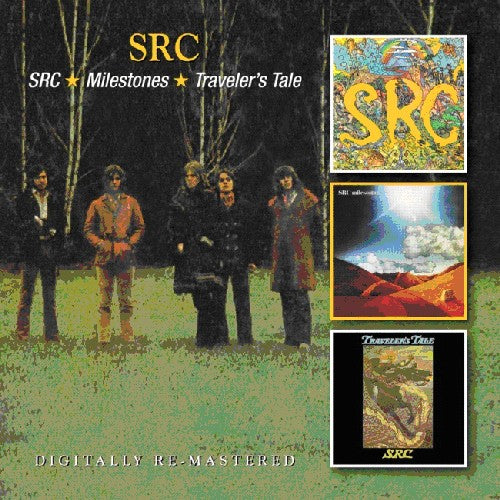 the album cover for Src - Src/Milestones/Traveler's Tale [Import]
