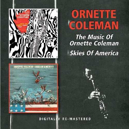 the album cover for Ornette Coleman - Music Of/Skies Of America [Import]