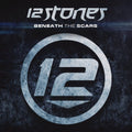 the album cover for 12 Stones - Beneath The Scars