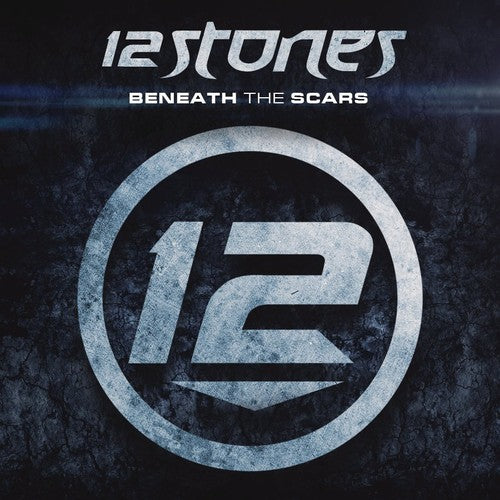 the album cover for 12 Stones - Beneath The Scars