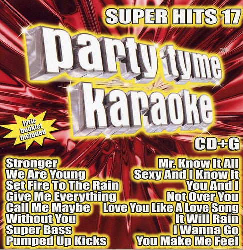 the album cover for Party Tyme Karaoke - Super Hits 17