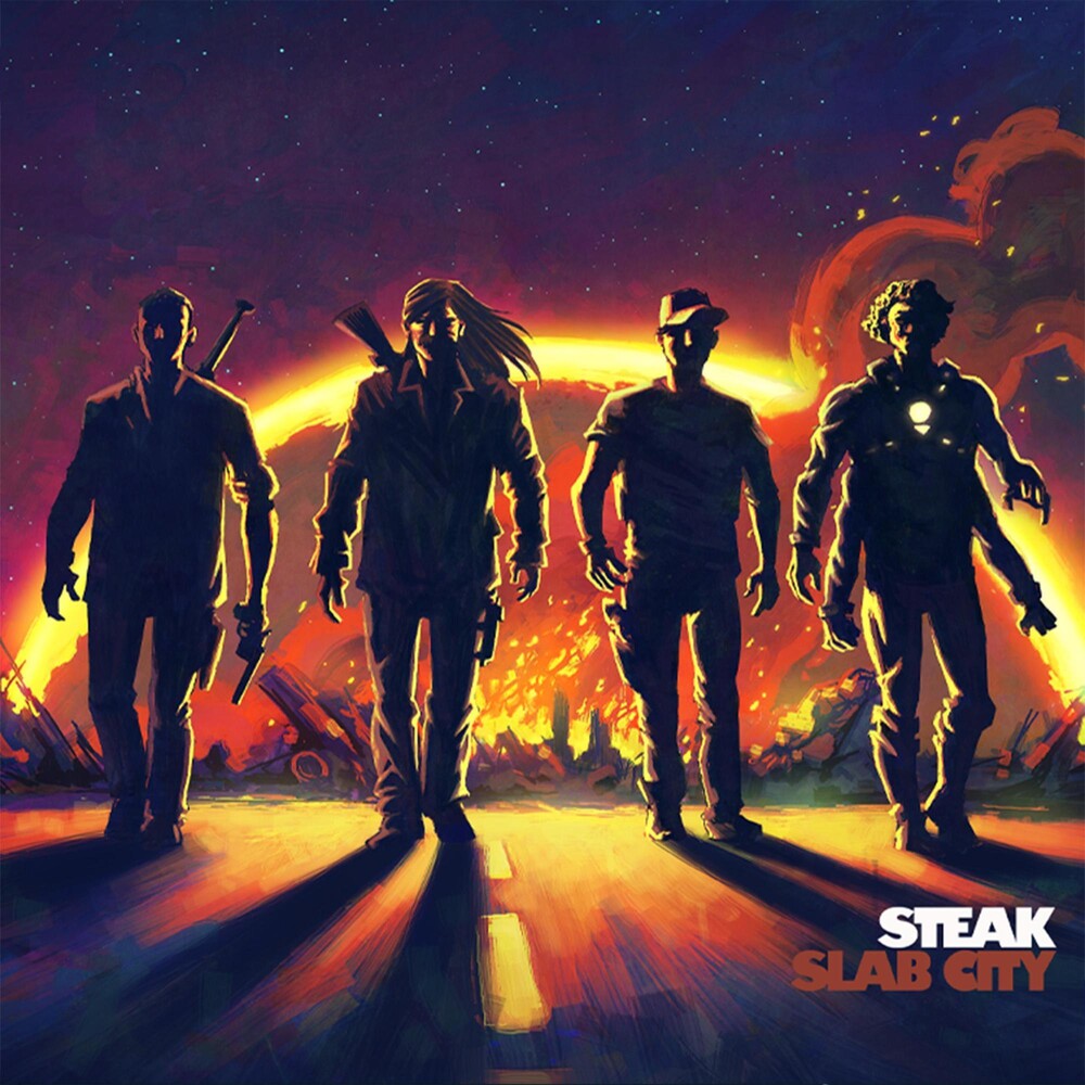 the album cover for Steak - Slab City