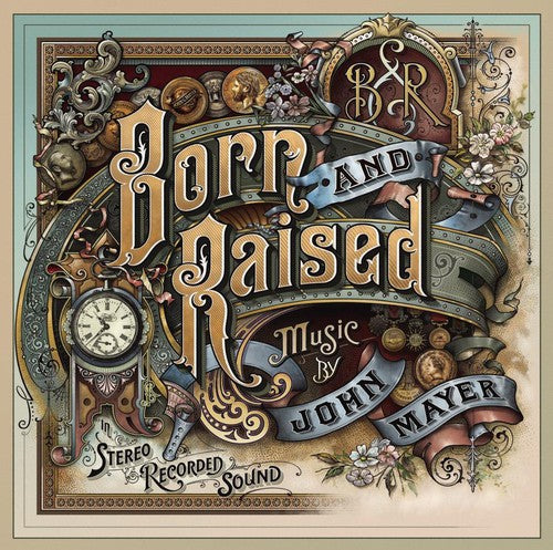 the album cover for John Mayer - Born And Raised