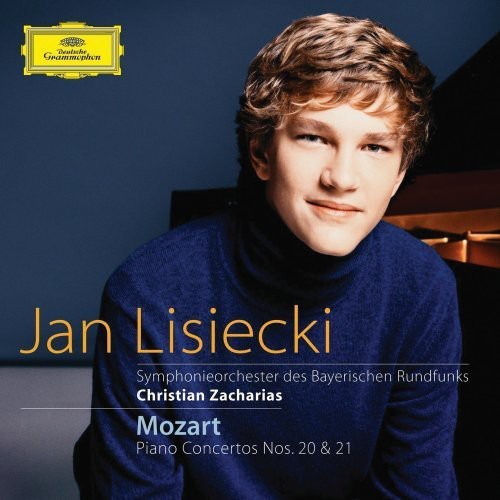the album cover for Jan Lisiecki - Piano Concertos Nos 20 & 21
