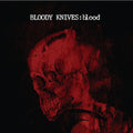 the album cover for Bloody Knives - Blood