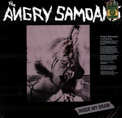 the album cover for Angry Samoans - Inside My Brain