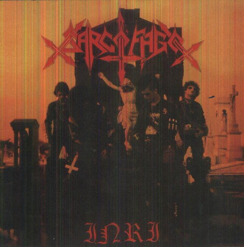 the album cover for Sarcofago - Inri