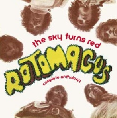 the album cover for Rotomagus - The Sky Turns Red: Complete Anthology