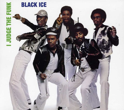 the album cover for Black Ice - I Judge the Funk