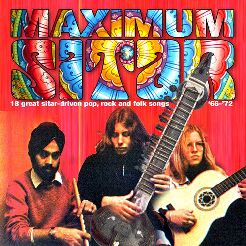the album cover for Maximum Sitar 66-72 - Maximum Sitar 66-72