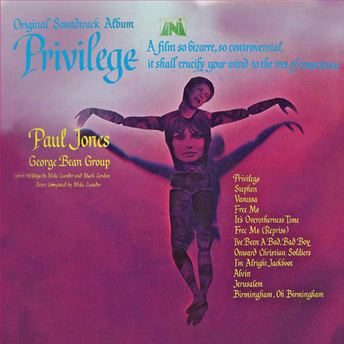 the album cover for Mike Leander - Privilege (Original Soundtrack)