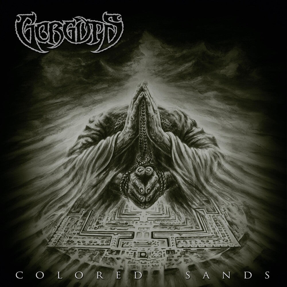 the album cover for Gorguts - Colored Sands