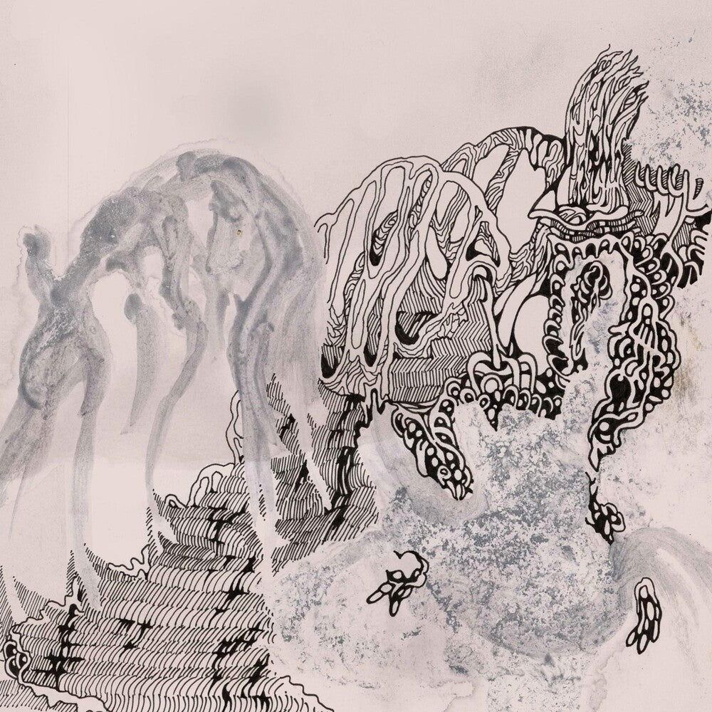 the album cover for Horseback - Plague Of Knowing: Singles, Splits and Rarities 2007-2012