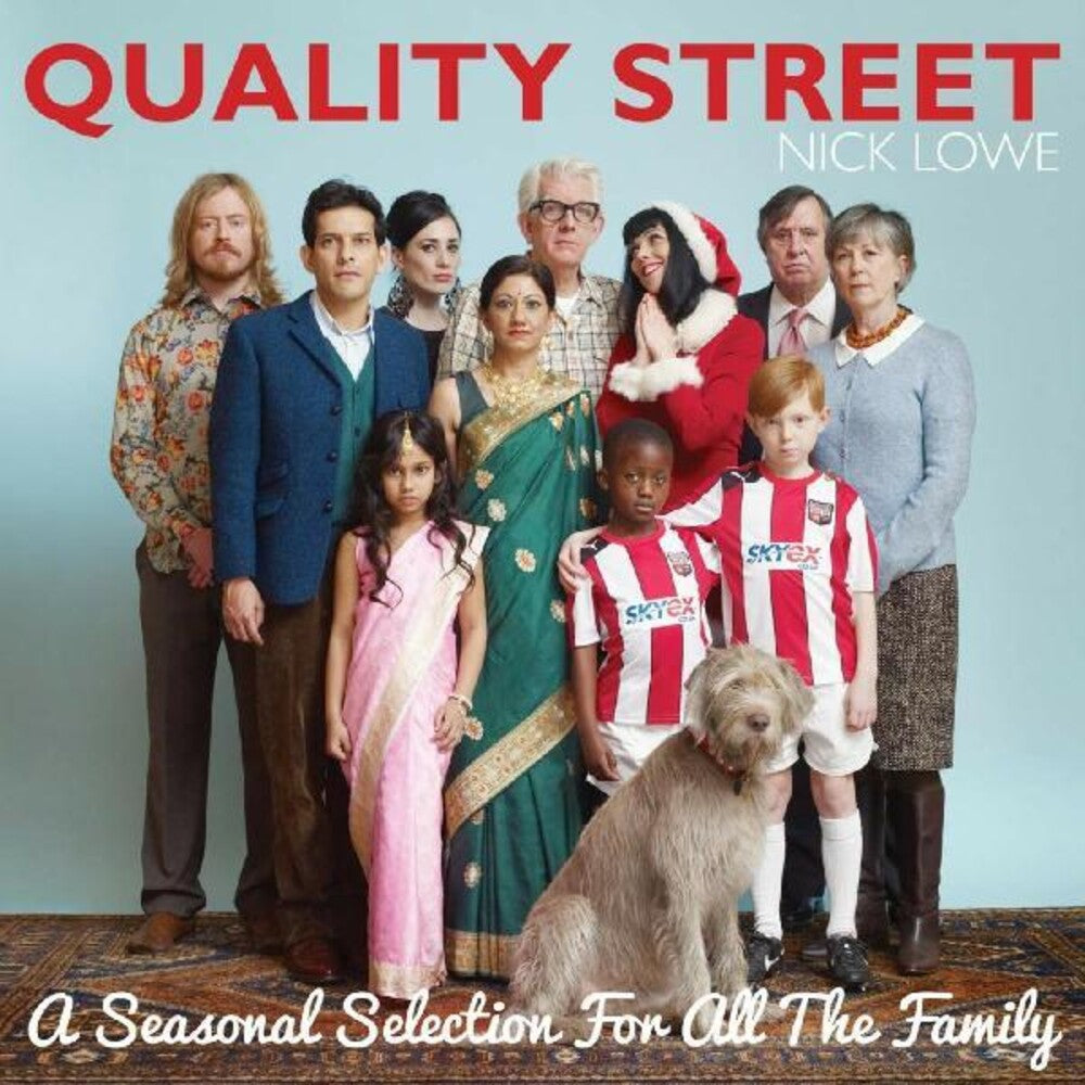 the album cover for Nick Lowe - Quality Street: A Seasonal Selection For All The Family [Vinyl]