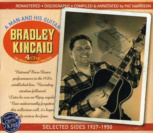 the album cover for Bradley Kincaid - A Man and His Guitar Selected Sides 1927-1950
