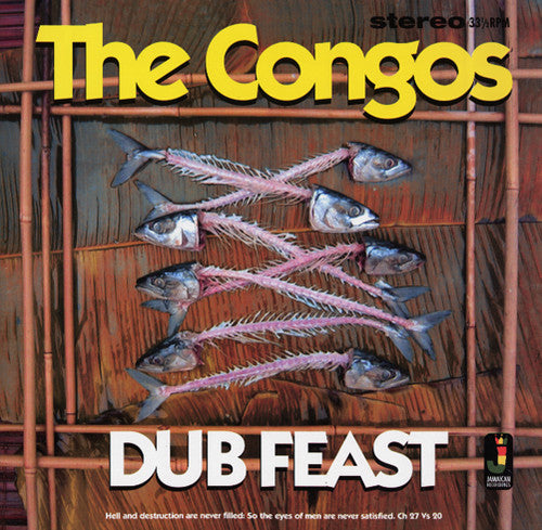 the album cover for Congos - Dub Feast
