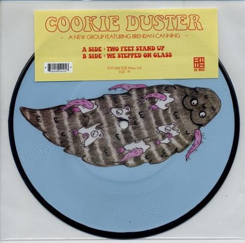 the album cover for Cookie Duster - Two Feet Stand Up