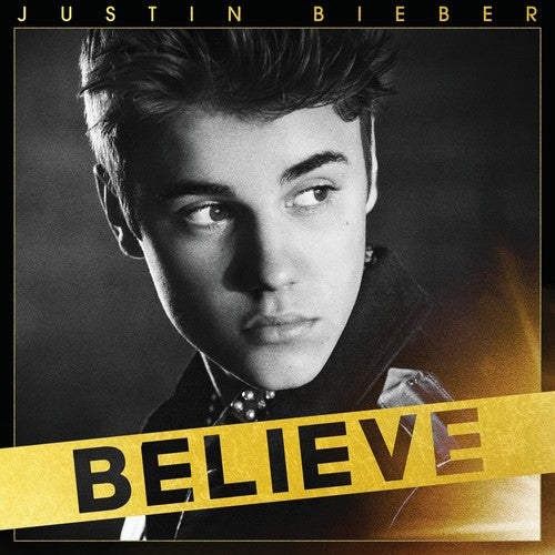 the album cover for Justin Bieber - Believe