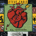 the album cover for Steve Earle - El Corazon