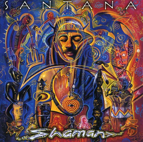 the album cover for Santana - Shaman