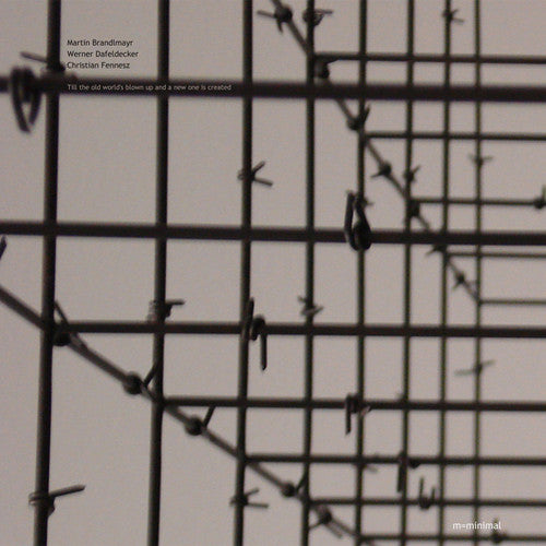 the album cover for Martin Brandlmayr & Werner Dafeldecker - Till The Old World's Blown Up and A New One Is Created