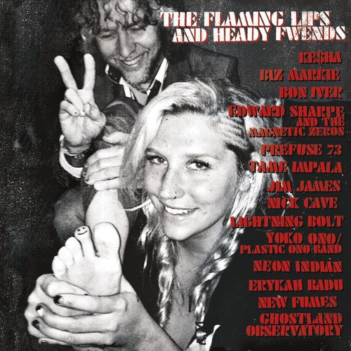 the album cover for The Flaming Lips - The Flaming Lips and Heady Fwends