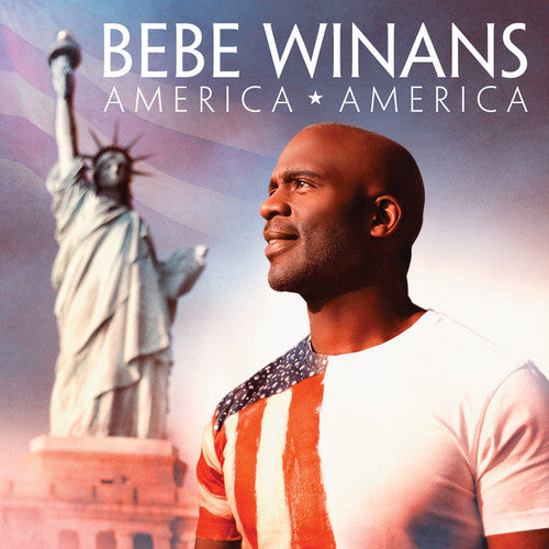 the album cover for Bebe Winans - America America