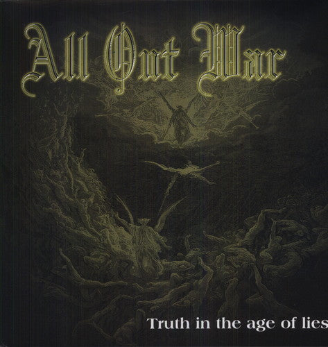 the album cover for All Out War - Truth in the Age of Lies