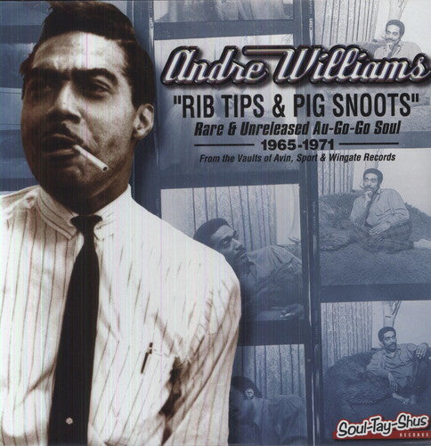the album cover for Andre Williams - Rib Tips And Pig Snoots