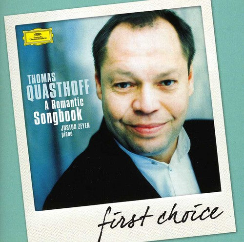 the album cover for THOMAS QUASTHOFF - First Choice: Romantic Songbook