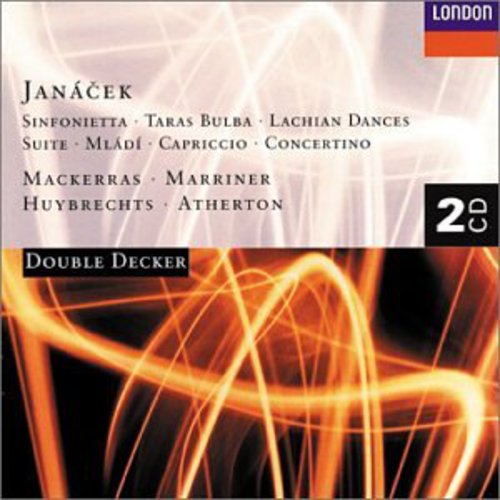 the album cover for Charles Mackerras - Sinfonietta / Taras Bulba / Lachian Dances