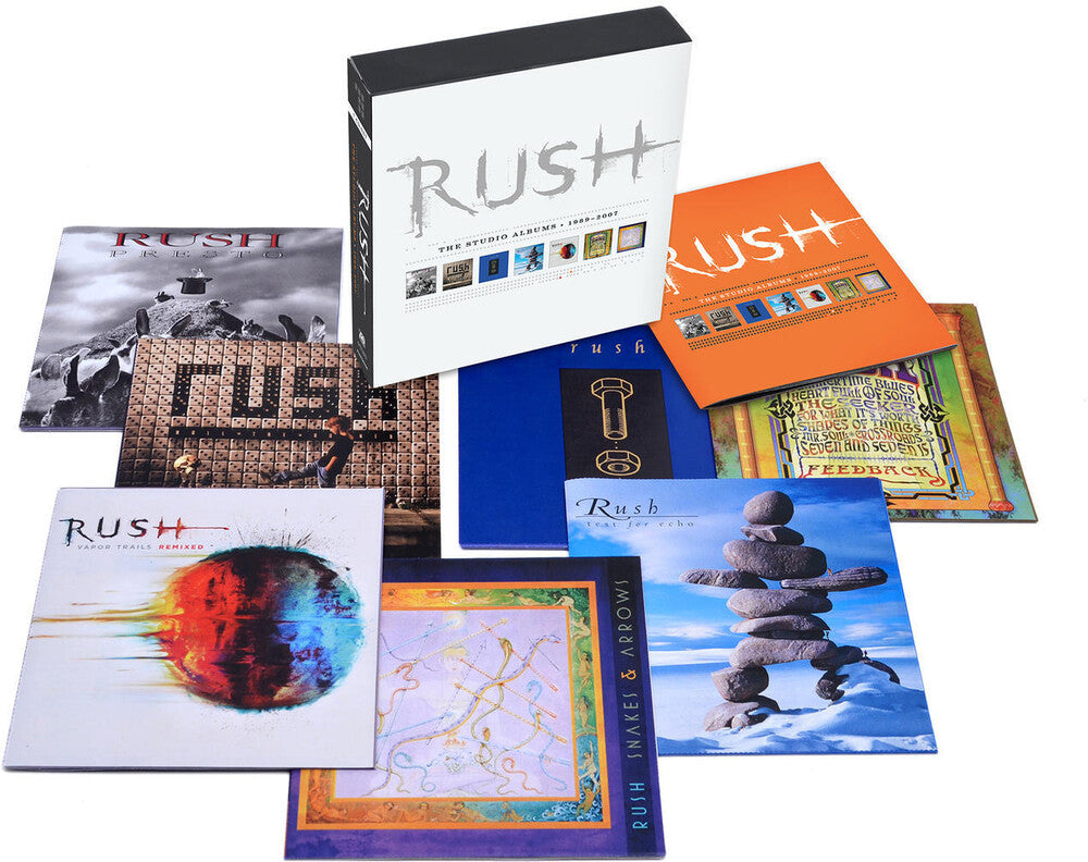 the album cover for Rush - The Studio Albums 1989-2007 [Box Set]