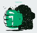 the album cover for Fire! With Oren Ambarchi - In The Mouth-A Hand