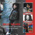 the album cover for Billy Squier - Enough Is Enough/Hear & Now/Creatures Of Habit [Import]