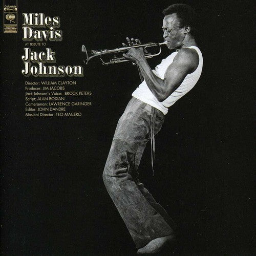 the album cover for Miles Davis - Tribute to Jack Johnson