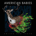 the album cover for American Babies - Knives and Teeth