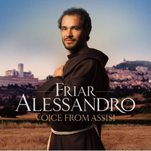 the album cover for Friar Alessandro - Voice from Assisi