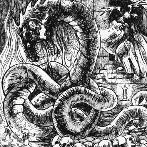 the album cover for Begrime Exemious - Visions of the Scourge